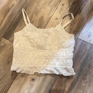 Art Class Cream Lace Camisole